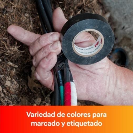 3M Temflex 165 vinyl electrical tape used for wire marking and cable identification