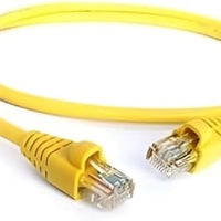 LINKQNET CAT6 FLYLEAD NETWORK CABLE - 0.3M YELLOW