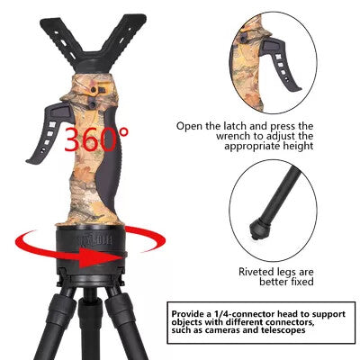 FIERY DEER SHOOTING STICK TRIPOD MH 165CM - NeonSales {{ shop.shopifyCountryName }}