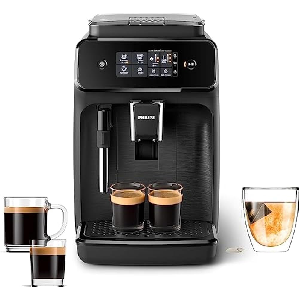 PHILIPS 1200 SERIES ESPRESSO MACHINE-BLACK