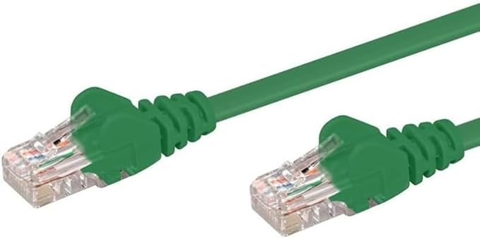 LINKQNET CAT5E MOULDED FLYLEAD - 3M GREEN
