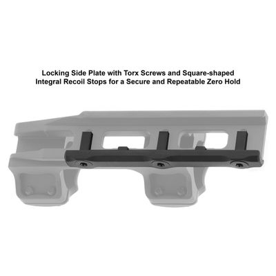 UTG ACCU-SYNC 1" MED 34MM OFFSET RING BLUE