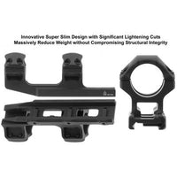 UTG ACCU-SYNC 1" MED 34MM OFFSET RING BLUE