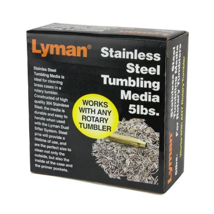 LYMAN ROTARY CASE MEDIA STAINLESS STEEL - NeonSales {{ shop.shopifyCountryName }}