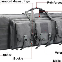 44" RECTANGULAR TACTICAL AIR RIFLE RUCKSACK - BLK - NeonSales {{ shop.shopifyCountryName }}