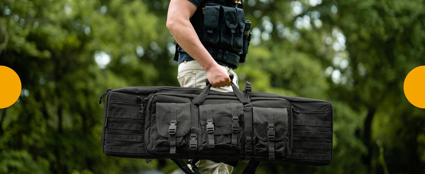 44" RECTANGULAR TACTICAL AIR RIFLE RUCKSACK - BLK - NeonSales {{ shop.shopifyCountryName }}