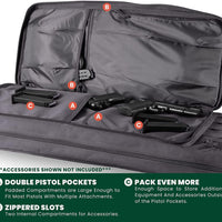 44" RECTANGULAR TACTICAL AIR RIFLE RUCKSACK - BLK - NeonSales {{ shop.shopifyCountryName }}