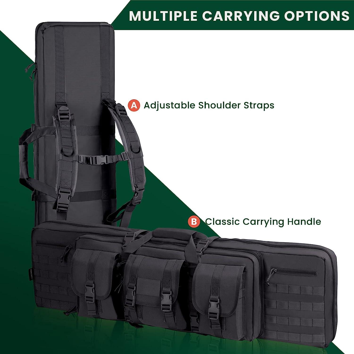 44" RECTANGULAR TACTICAL AIR RIFLE RUCKSACK - BLK - NeonSales {{ shop.shopifyCountryName }}