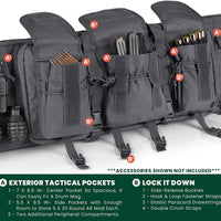44" RECTANGULAR TACTICAL AIR RIFLE RUCKSACK - BLK - NeonSales {{ shop.shopifyCountryName }}