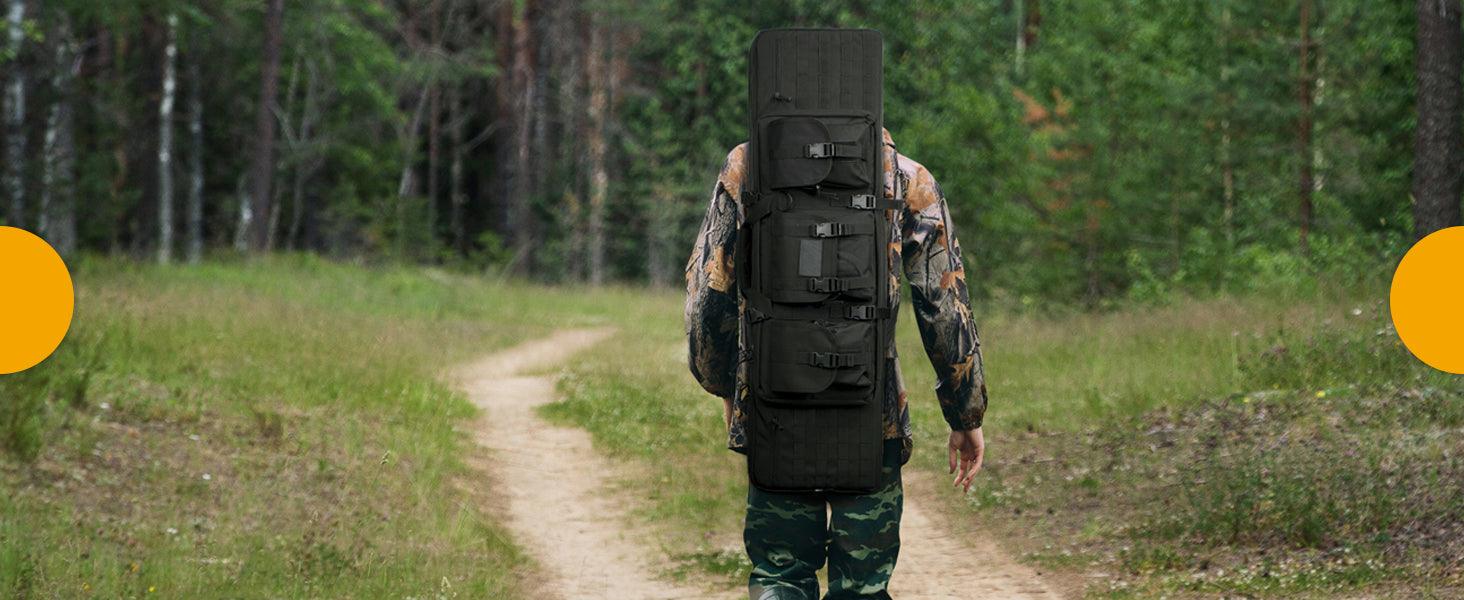 44" RECTANGULAR TACTICAL AIR RIFLE RUCKSACK - BLK - NeonSales South Africa