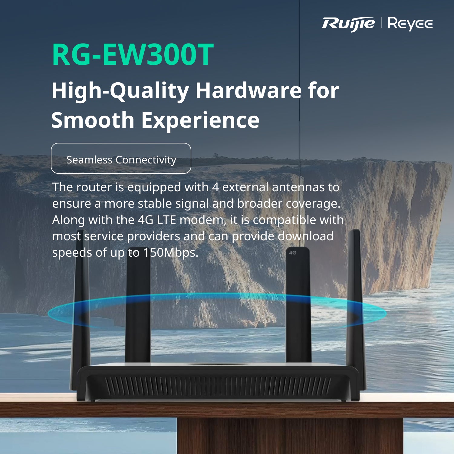 REYEE N300 WIRELESS 4G LTE ROUTER - NeonSales {{ shop.shopifyCountryName }}