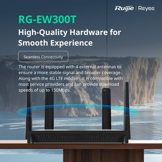 REYEE N300 WIRELESS 4G LTE ROUTER - NeonSales {{ shop.shopifyCountryName }}