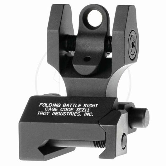 TROY REAR FOLDING BATTLESIGHT BLACK - NeonSales {{ shop.shopifyCountryName }}