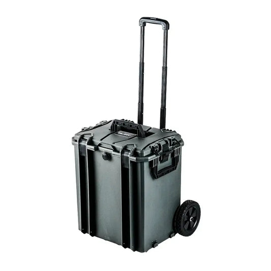 GLARY DELUX STORAGE CASE WITH WHEELS - BLACK