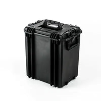 GLARY DELUX STORAGE CASE WITH WHEELS - BLACK
