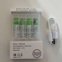 4X AAA NIMH BATTERIES W/ USB RECHARGE CABLE - NeonSales {{ shop.shopifyCountryName }}
