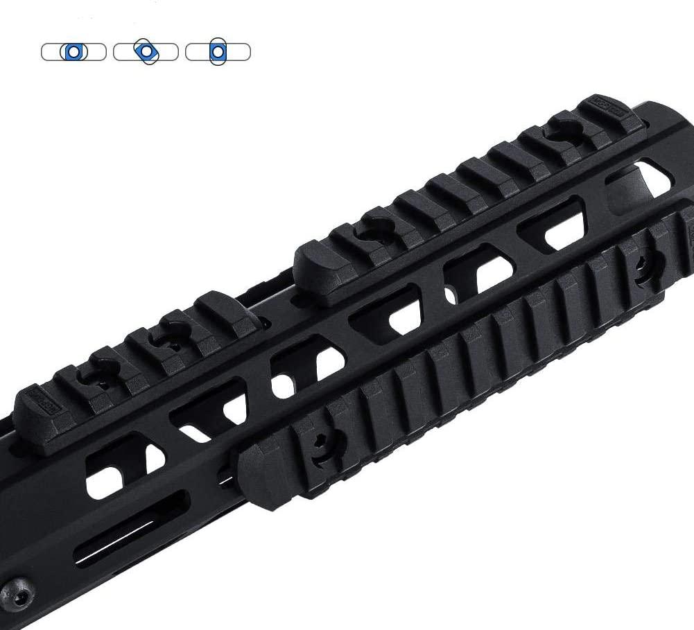 M4 Adapter Rails 5 PIECE POLYMER M-LOK - PICATINNY ADAPTER RAILS | NeonSales