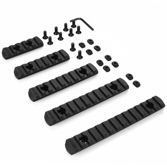5 PIECE POLYMER M-LOK - PICATINNY ADAPTER RAILS - NeonSales {{ shop.shopifyCountryName }}