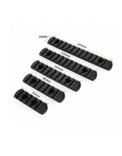5 PIECE POLYMER M-LOK - PICATINNY ADAPTER RAILS - NeonSales {{ shop.shopifyCountryName }}