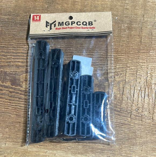 5 PIECE POLYMER M-LOK - PICATINNY ADAPTER RAILS - NeonSales {{ shop.shopifyCountryName }}