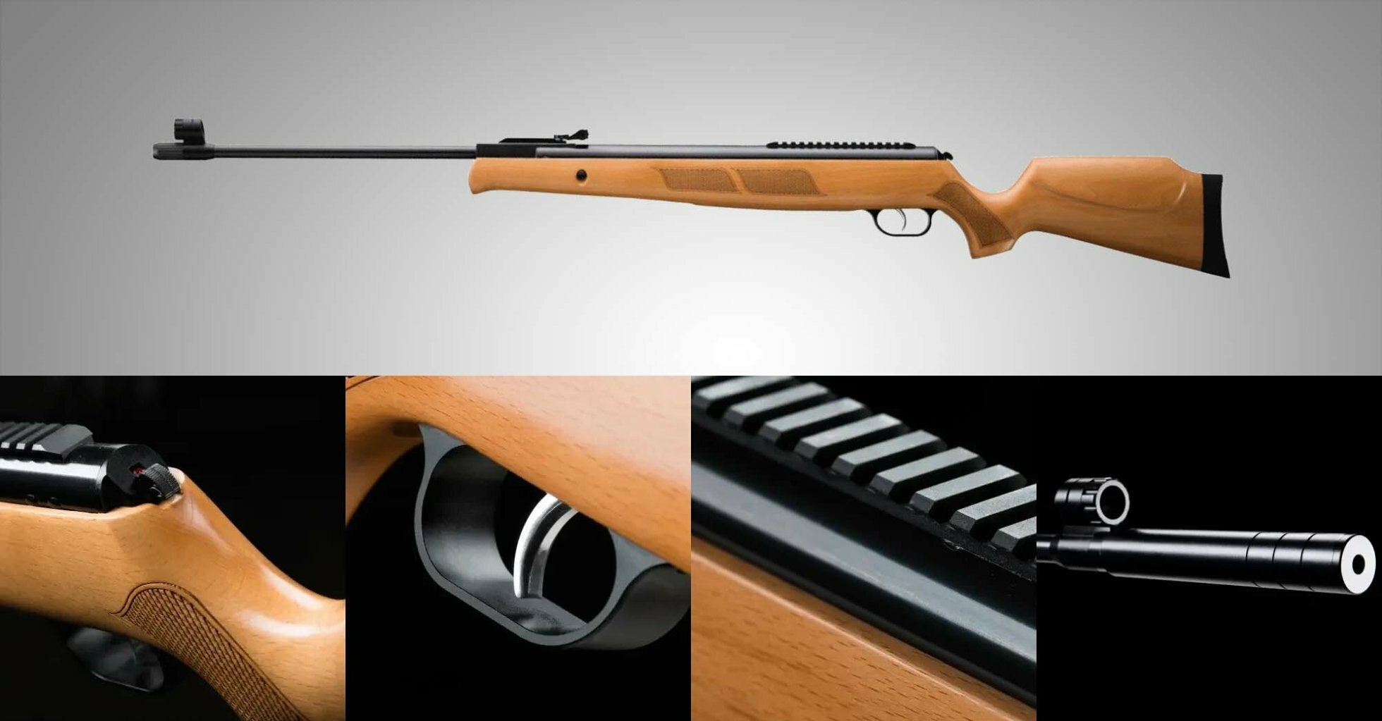 SPA ARTEMIS GR1600W (40J) BREAK BARREL RIFLE, .22