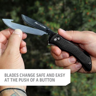 OUTDOOR EDGE RAZOR PRO G 3.5 INCH 6 BLADES BLACK - NeonSales {{ shop.shopifyCountryName }}