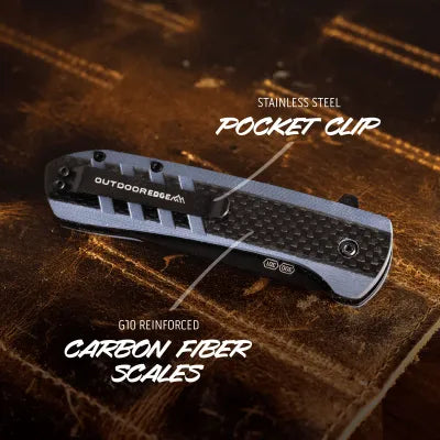 OUTDOOR EDGE RAZOR VX4 4 BLADES CARBON FIBRE - NeonSales {{ shop.shopifyCountryName }}