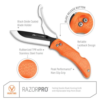 OUTDOOR EDGE RAZOR PRO G 3.5 INCH 6 BLADES - NeonSales {{ shop.shopifyCountryName }}