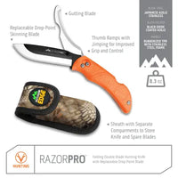 OUTDOOR EDGE RAZOR PRO G 3.5 INCH 6 BLADES - NeonSales {{ shop.shopifyCountryName }}