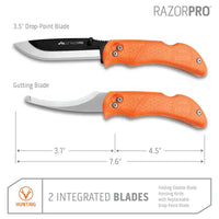 OUTDOOR EDGE RAZOR PRO G 3.5 INCH 6 BLADES - NeonSales {{ shop.shopifyCountryName }}