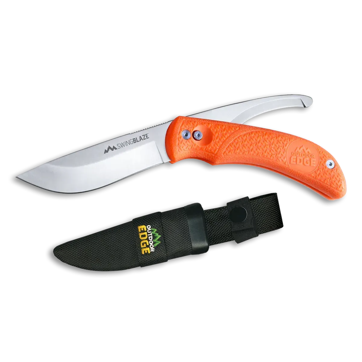 OUTDOOR EDGE SWINGBLADE ORANGE HUNT KNIFE