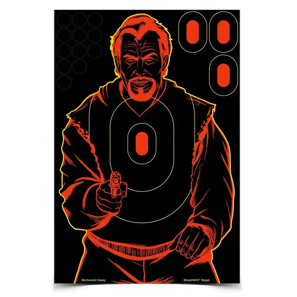 BC SNC 12X18 BAD GUY PAPER TARGET 100PK - NeonSales {{ shop.shopifyCountryName }}