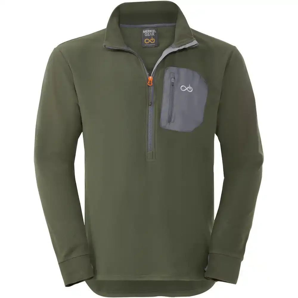 MERKELGEAR BUSHSHIRT POLYGIENE OLIVE M