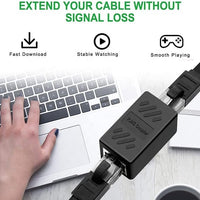 ANDOWL Q-JC13 RJ45 NETWORK JOINER - 1'S - NeonSales {{ shop.shopifyCountryName }}