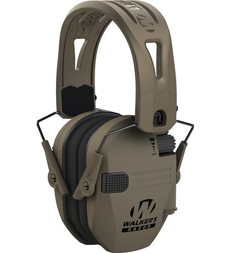WALKERS RAZOR SLIM ELECTRONIC EARMUFF FDE HB - NeonSales {{ shop.shopifyCountryName }}