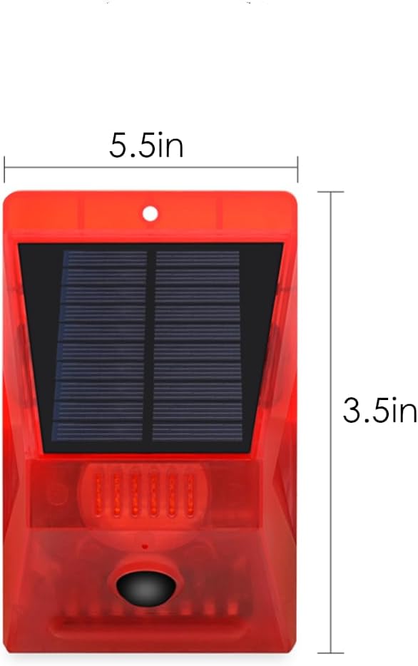 SOLAR ALARM LAMP WITH REMOTE CONTROL - N911C