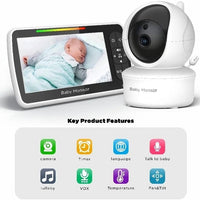SMARTREE 5 INCH BABY MONITOR WITH CAMERA NANNY