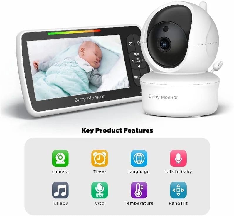 SMARTREE 5 INCH BABY MONITOR WITH CAMERA NANNY