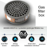GAS MASK WITH SAFETY GOOGLES & DUST RESPIRATOR - NeonSales {{ shop.shopifyCountryName }}