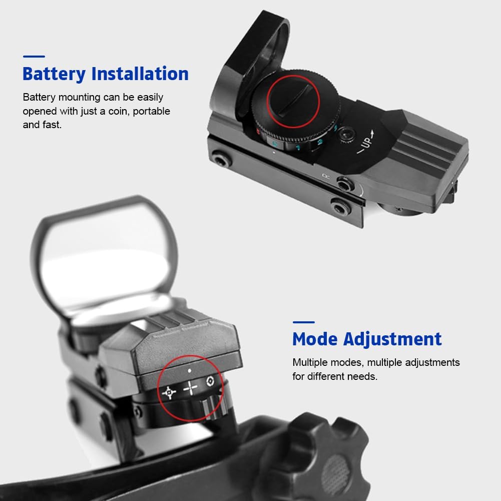 1x25 REFLEX SIGHT, PICATINNY MOUNTED