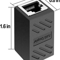 ANDOWL Q-JC13 RJ45 NETWORK JOINER - 1'S - NeonSales {{ shop.shopifyCountryName }}