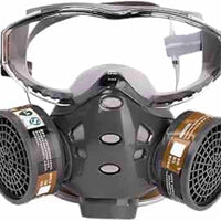 GAS MASK WITH SAFETY GOOGLES & DUST RESPIRATOR - NeonSales {{ shop.shopifyCountryName }}