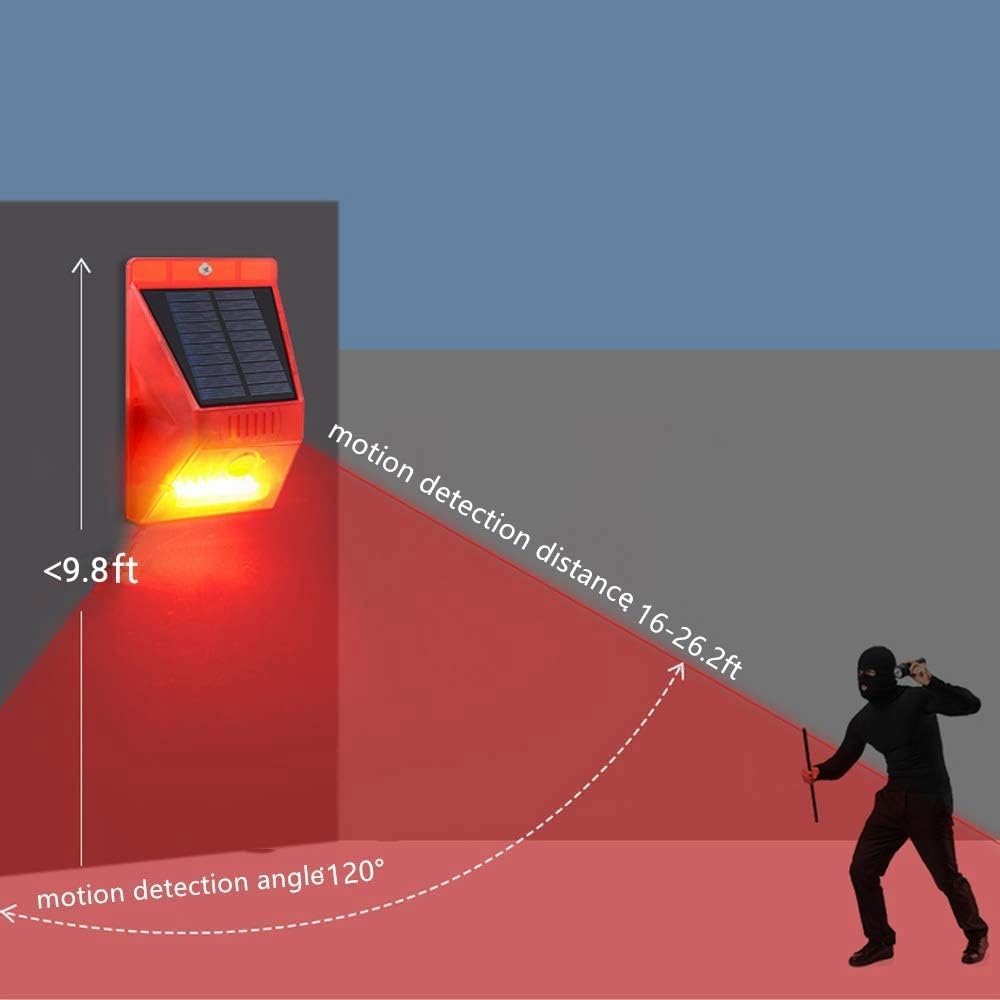 SOLAR ALARM LAMP WITH REMOTE CONTROL - N911C
