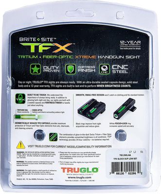 TRUGLO TFX GLOCK LOW SET