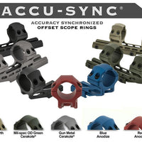 UTG ACCU-SYNC 1" MED PRO PICA RINGS