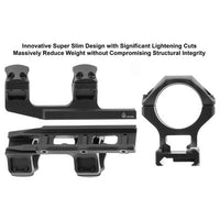 UTG ACCU-SYNC 30MM MED PRO 34MM RING - BLUE