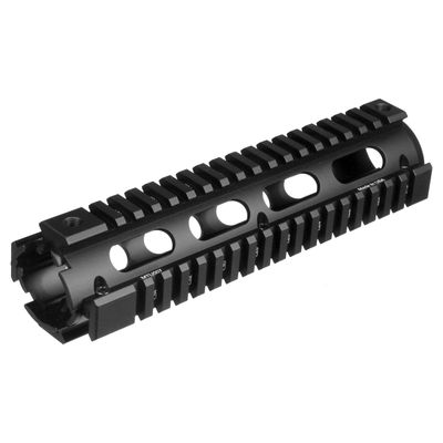 UTG AR15 FULL LENGTH DROP IN QUAD RAIL - BLACK