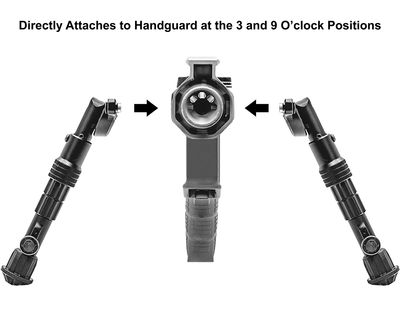 UTG RECON FLEX M-LOK BIPOD - 5.7-8" HT