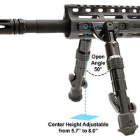 UTG RECON FLEX M-LOK BIPOD - 5.7-8" HT