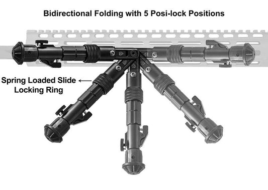 UTG RECON FLEX M-LOK BIPOD - 5.7-8" HT